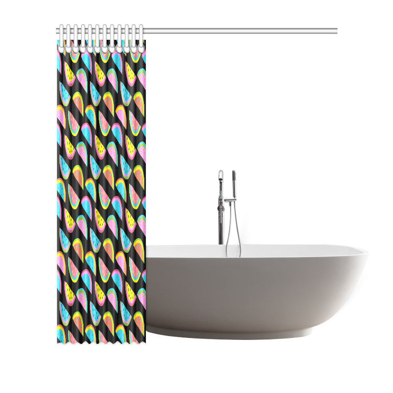 Watermelon Pattern Print Design WM08 Shower Curtain