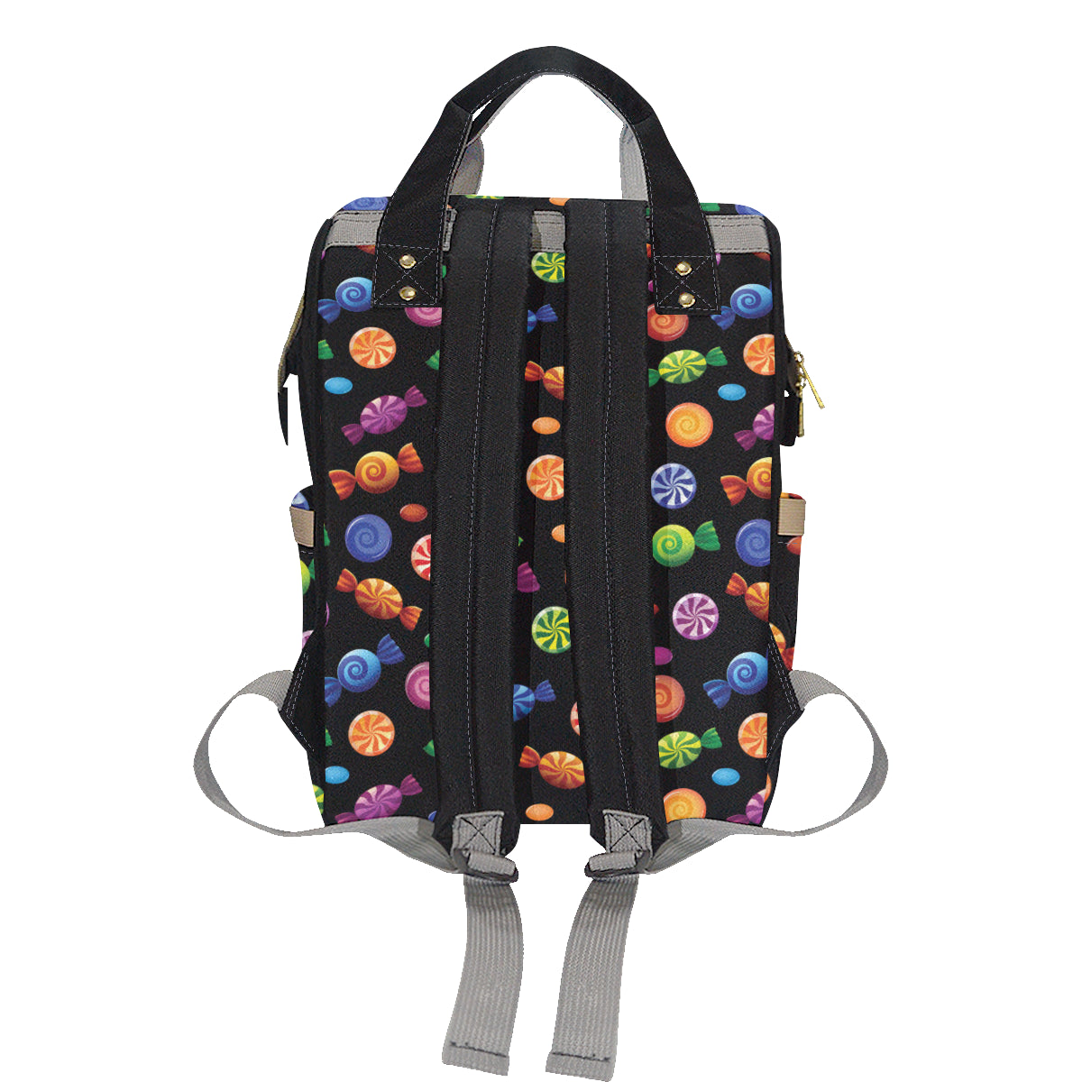 Candy Pattern Print Design 01 Diaper Bag Backpack