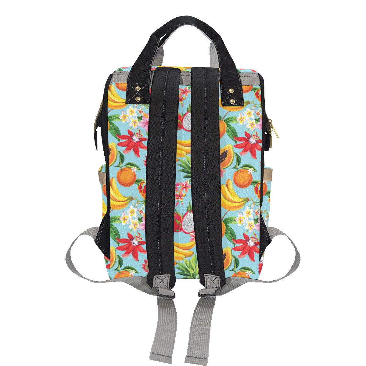 Tropical Fruits Pattern Print Design TF01 Diaper Bag Backpack