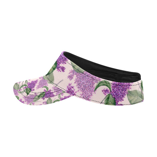 Lilac Pattern Print Design LI02 Unisex Sun Visor