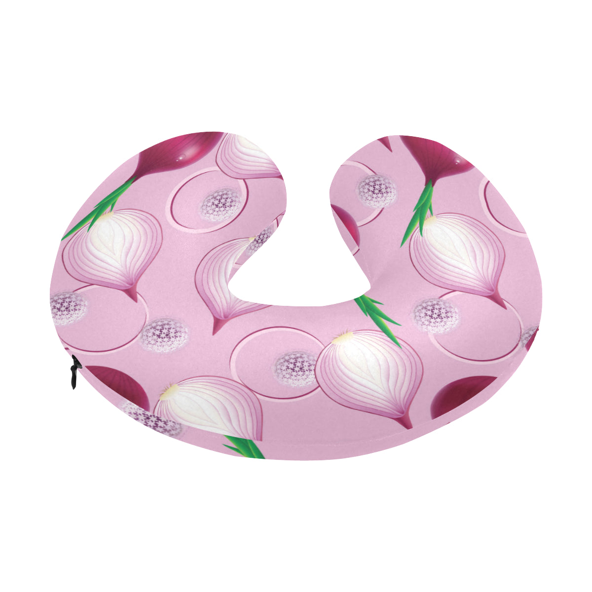 Onion Pattern Print Design A01 U-Shaped Travel Neck Pillow