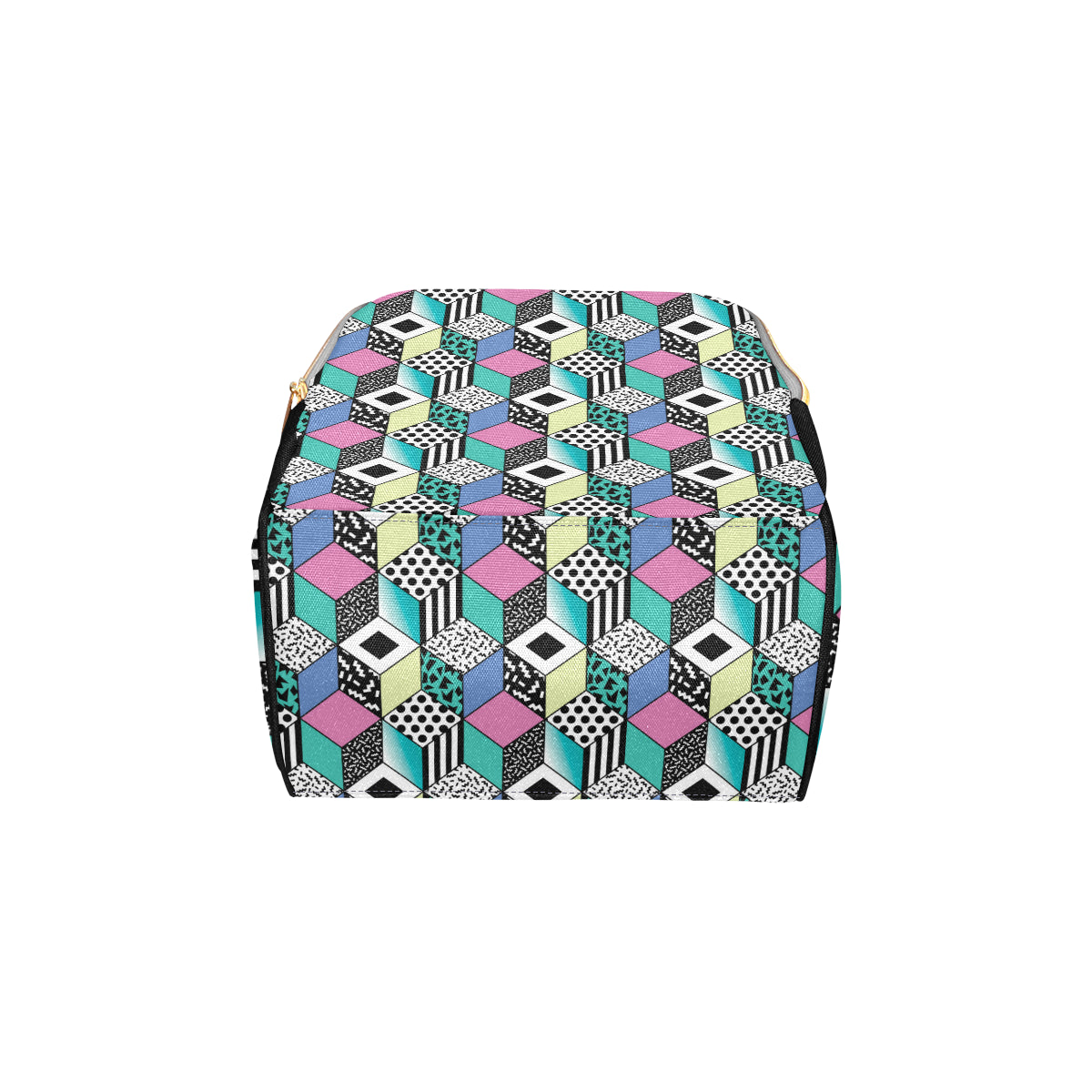 90s Pattern Print Design 3 Diaper Bag Backpack