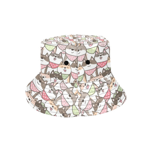 Shiba Inu Print Design LKS305 Unisex Bucket Hat