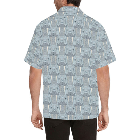 Walrus Print Design LKS402 Men's Men's Hawaiian Shirt