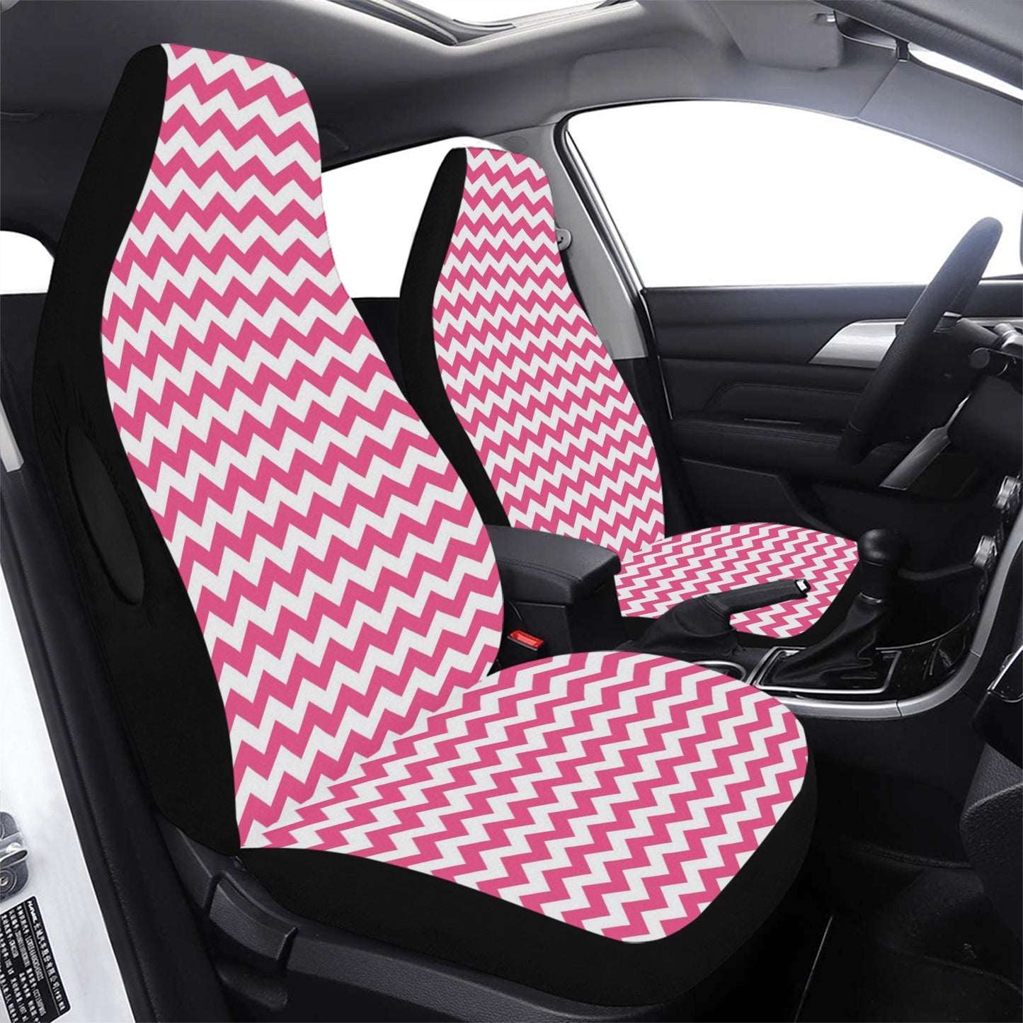 Chevron Print Design LKS402 Car Seat Covers