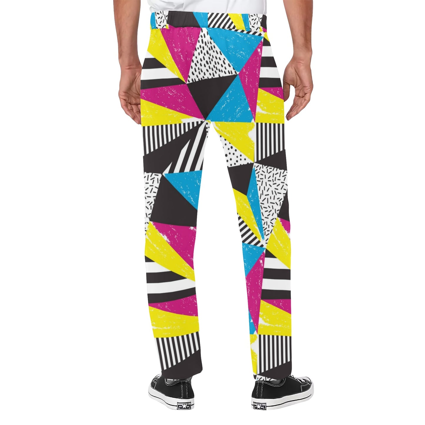 80s Pattern Print Design 2 Men's Pants