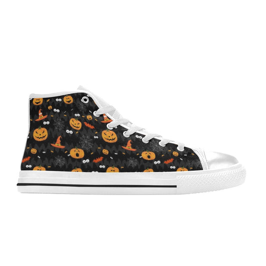 Halloween Print Design LKS405 Men's High Top Canvas Shoes