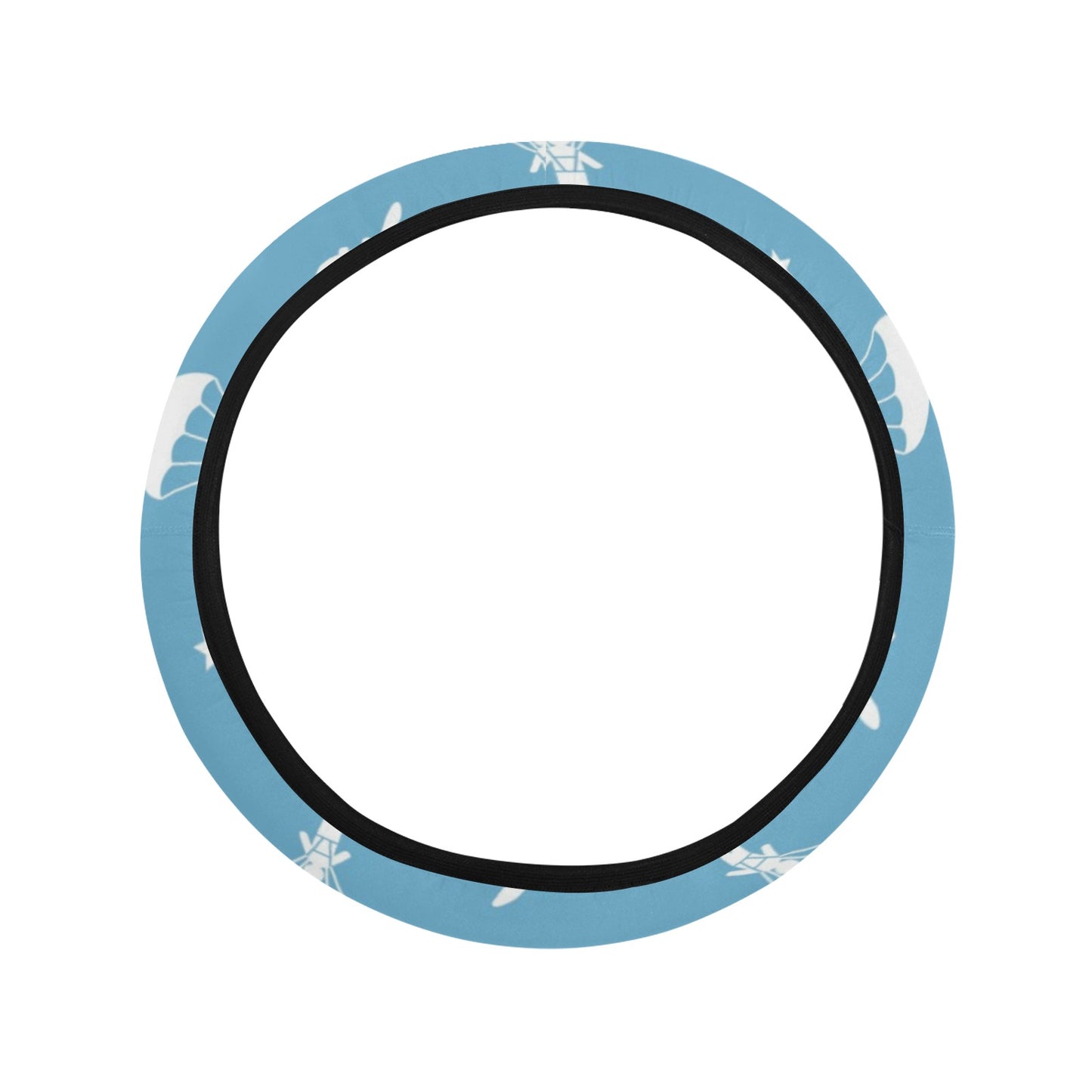 Skydiver Print Design LKS303 Steering Wheel Cover with Elastic Edge