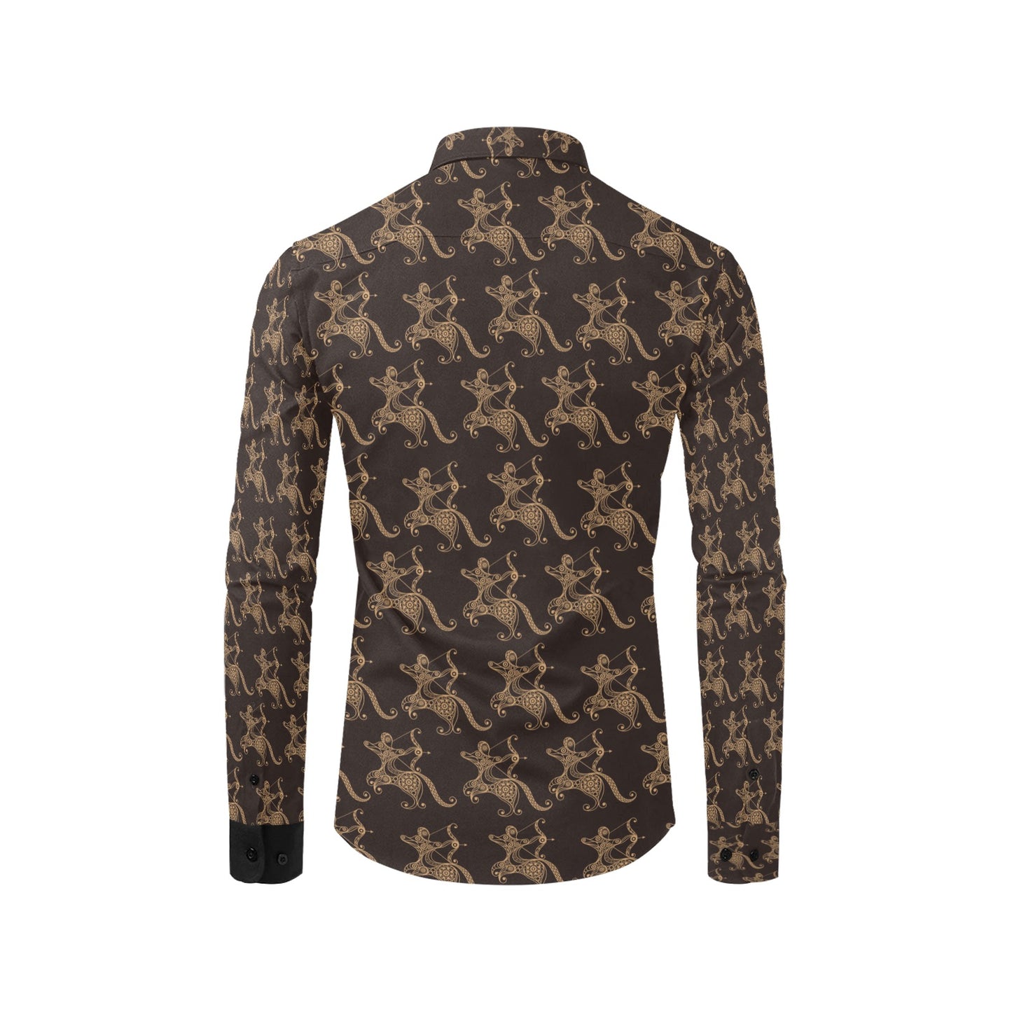 Sagittarius Print Design LKS301 Men's Long Sleeve Dress Shirt
