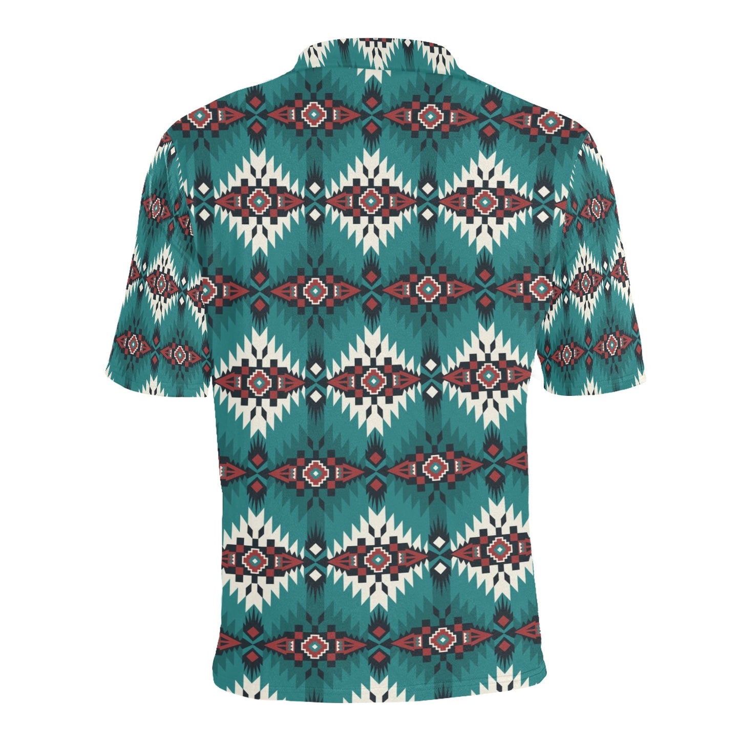 Southwest Pattern Print Design LKS308 Men Polo Shirt