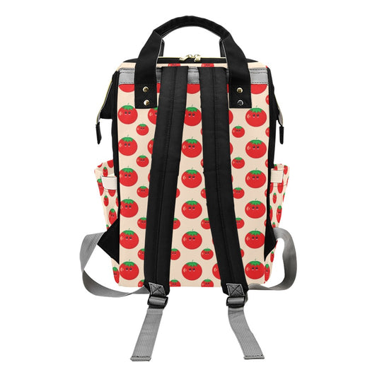 Tomato Print Design LKS308 Diaper Bag Backpack