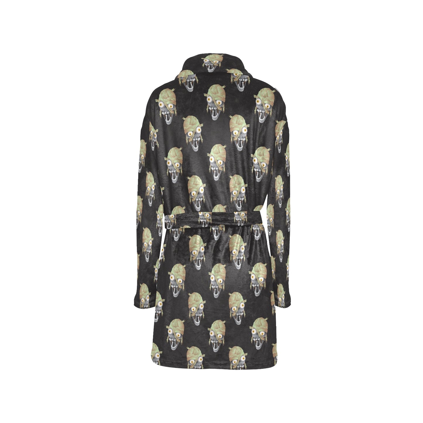 Mummy Print Design LKS304 Women's Fleece Robe