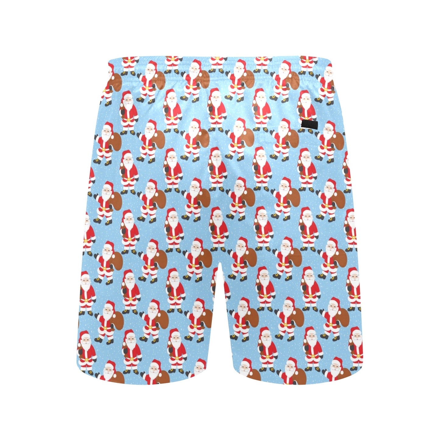 Santa Christmas Themed Print Design LKS305 Men's Swim Trunks Beach Shorts