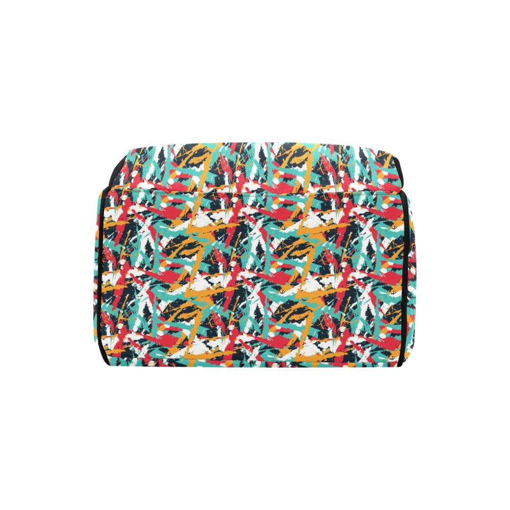 Splatter Print Design LKS304 Diaper Bag Backpack
