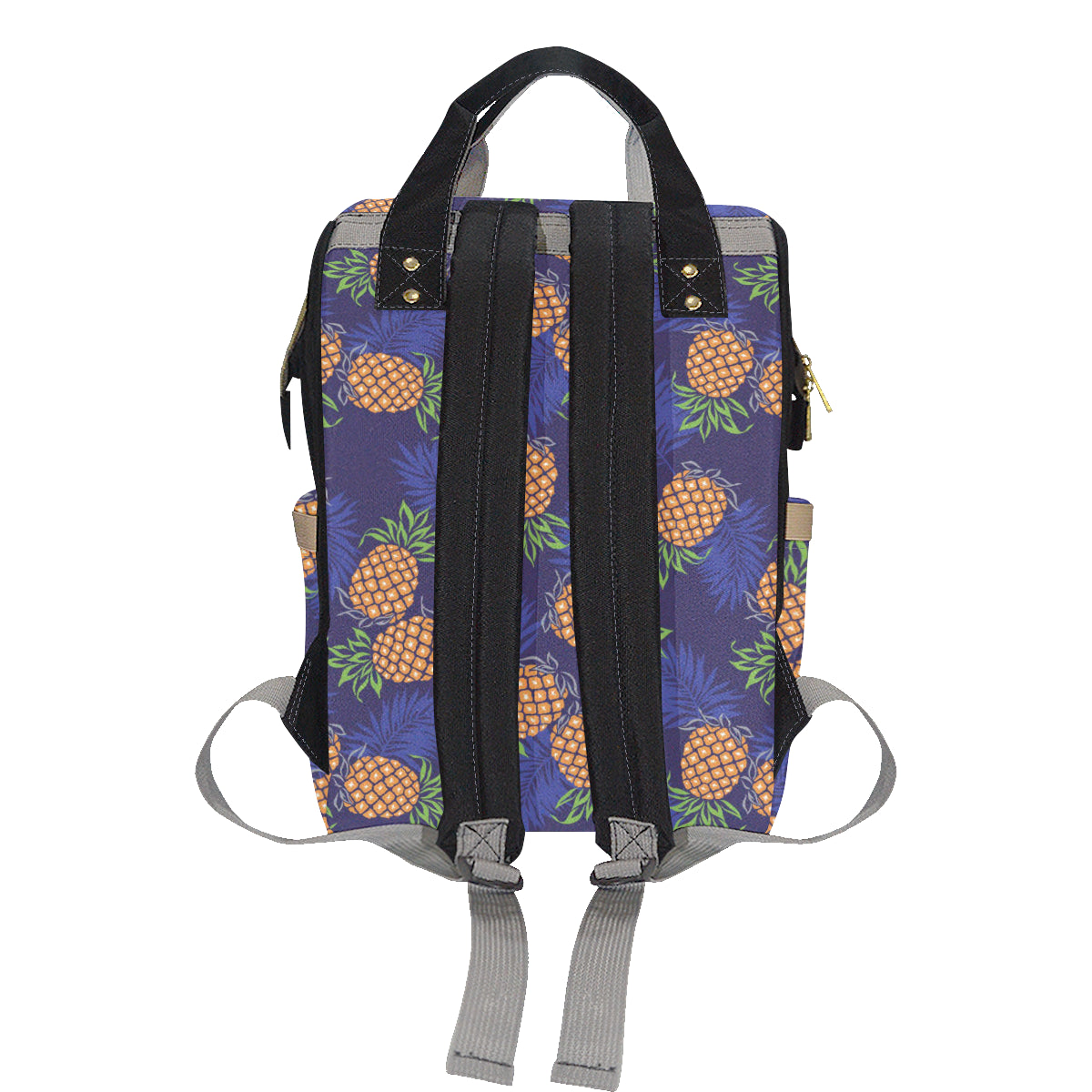 Pineapple Pattern Print Design PP02 Diaper Bag Backpack