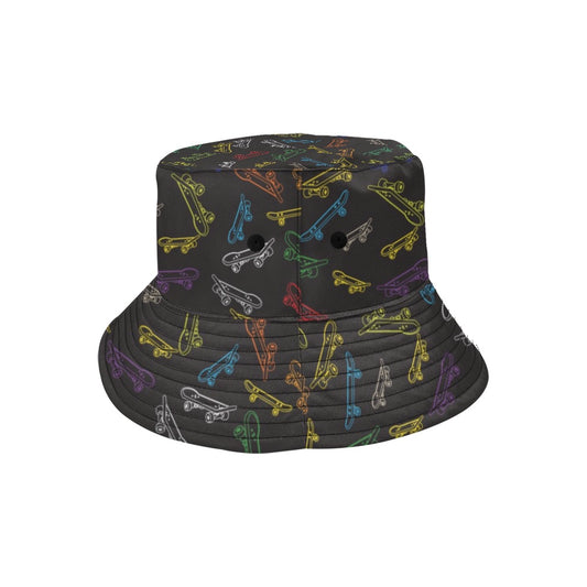 Skateboard Print Design LKS301 Unisex Bucket Hat