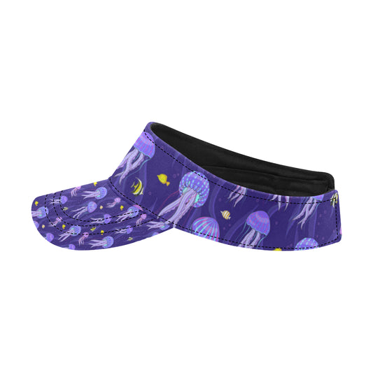 Jellyfish Style Print Unisex Sun Visor