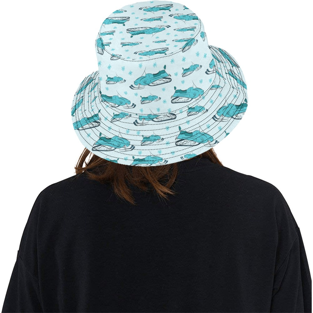 Snowmobile Print Design LKS301 Unisex Bucket Hat