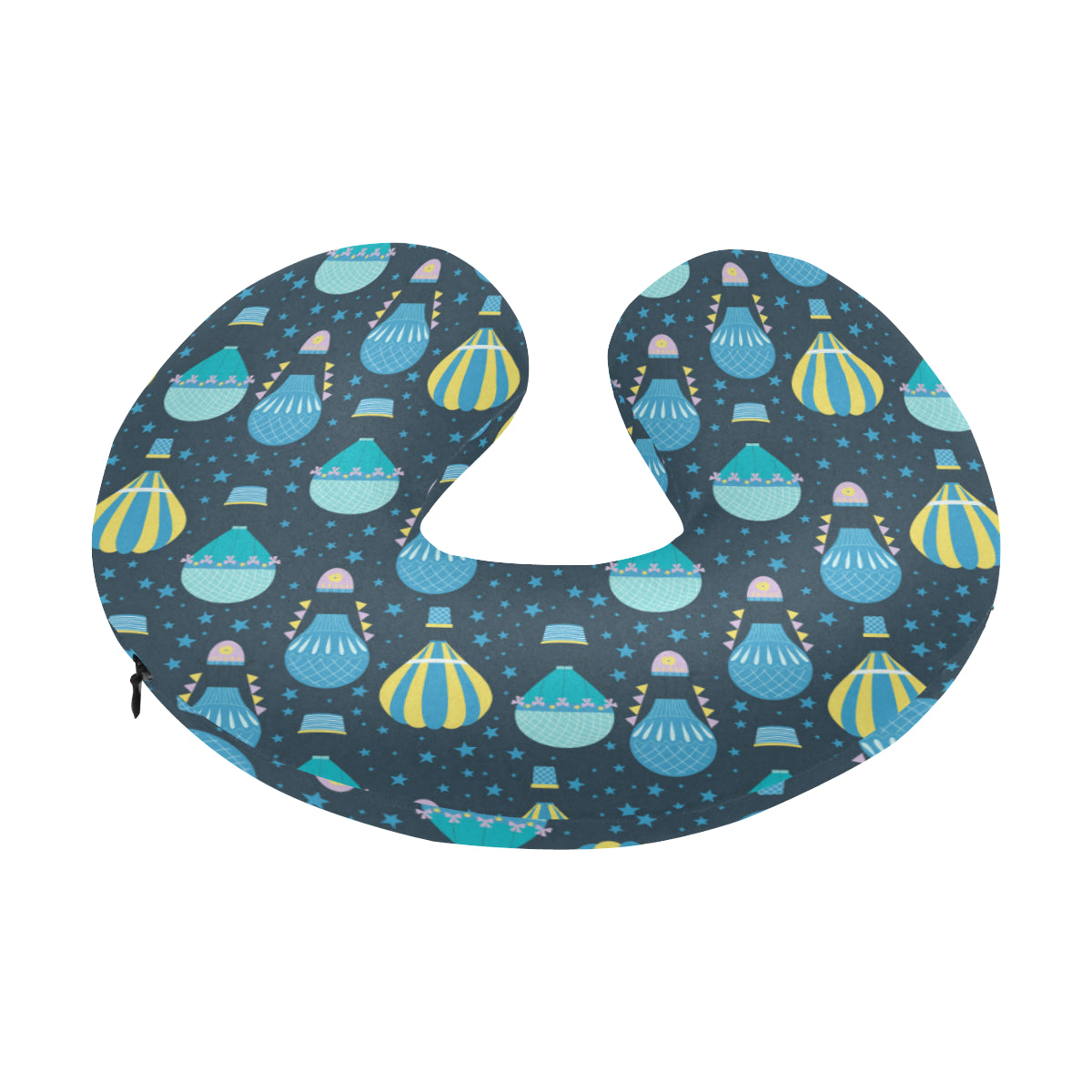Ballon Pattern Print Design 06 U-Shaped Travel Neck Pillow