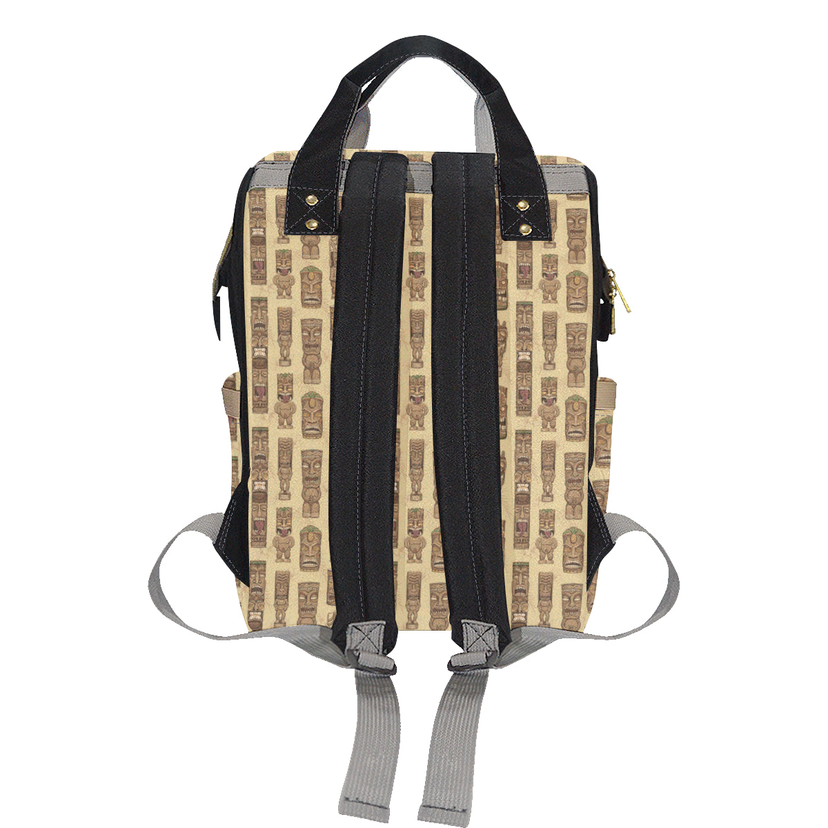 Totem Tiki Style Themed Design Diaper Bag Backpack