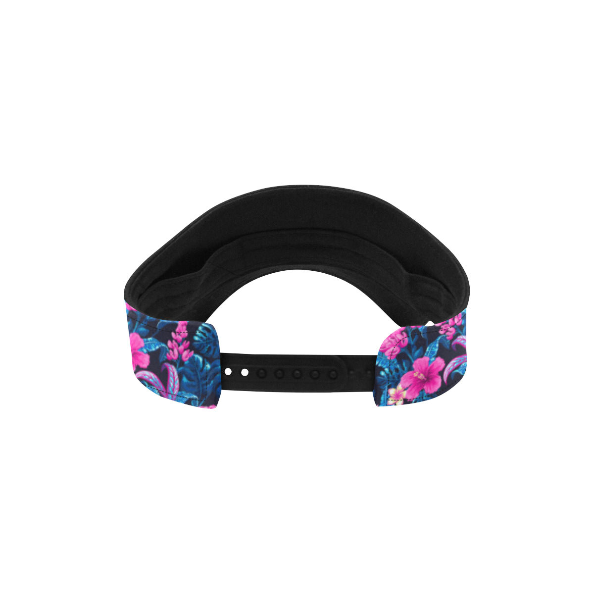 Tropical Folower Pink Themed Print Unisex Sun Visor