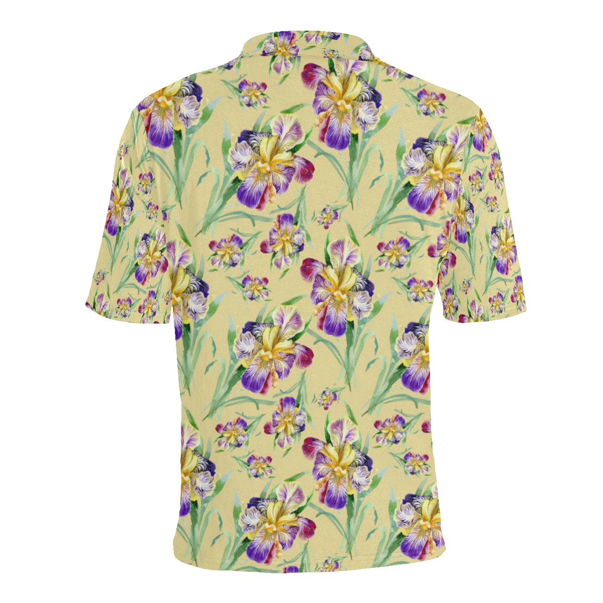 Iris Pattern Print Design IR06 Men Polo Shirt