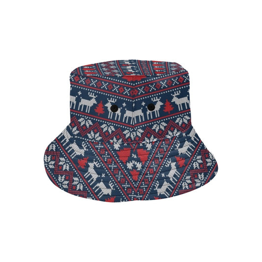 Reindeer Print Design LKS405 Unisex Bucket Hat