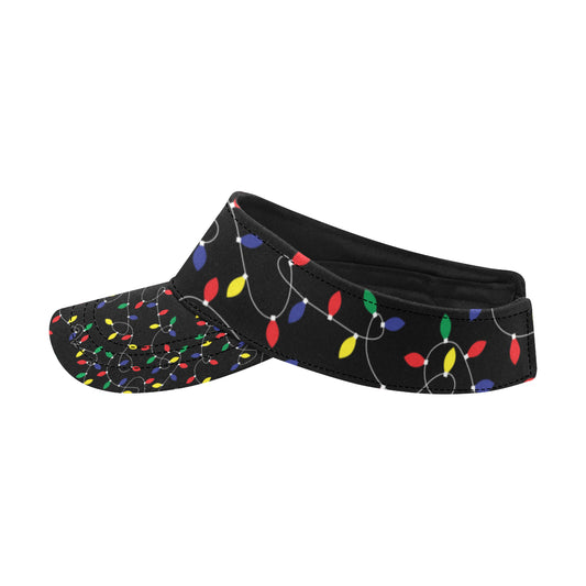 Christmas Light Pattern Print Design 04 Unisex Sun Visor