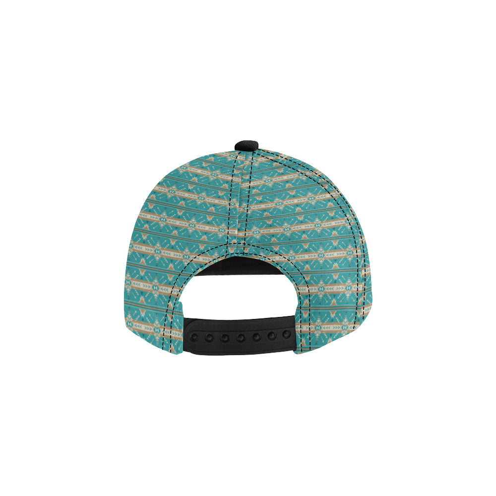 Southwest Native Design Themed Print Snapback Cap