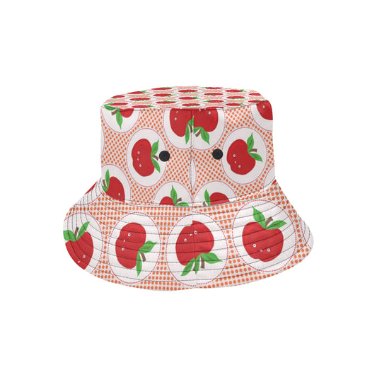 Apple Pattern Print Design AP08 Unisex Bucket Hat