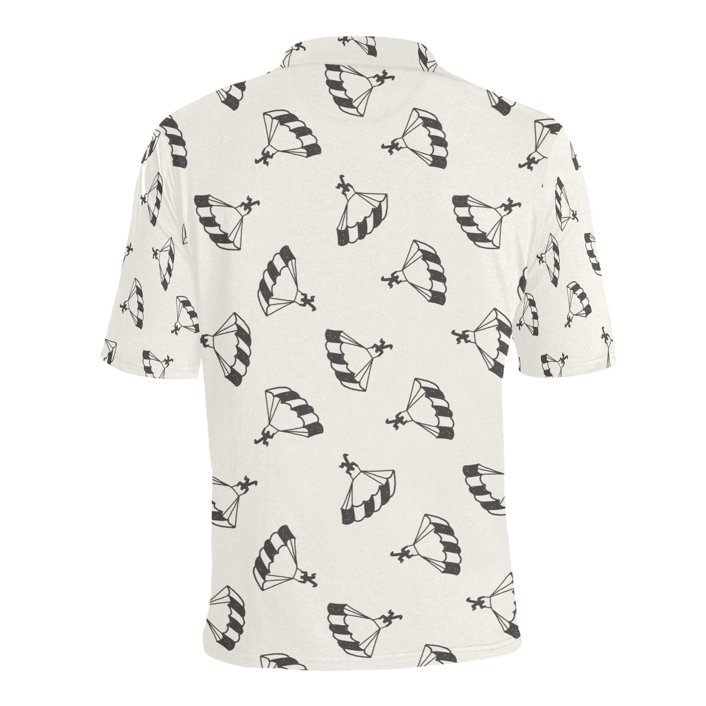 Skydiver Print Design LKS301 Men Polo Shirt