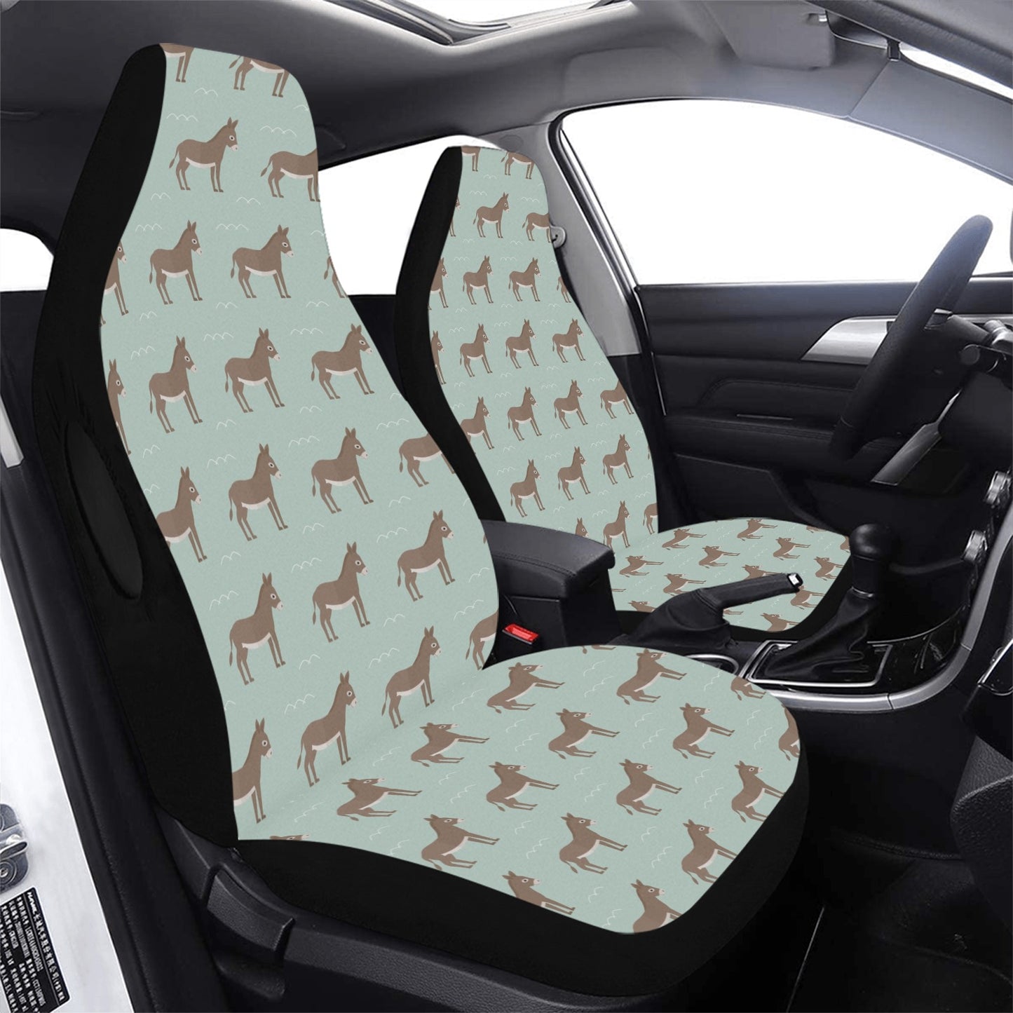 Donkey Print Design LKS402 Car Seat Covers