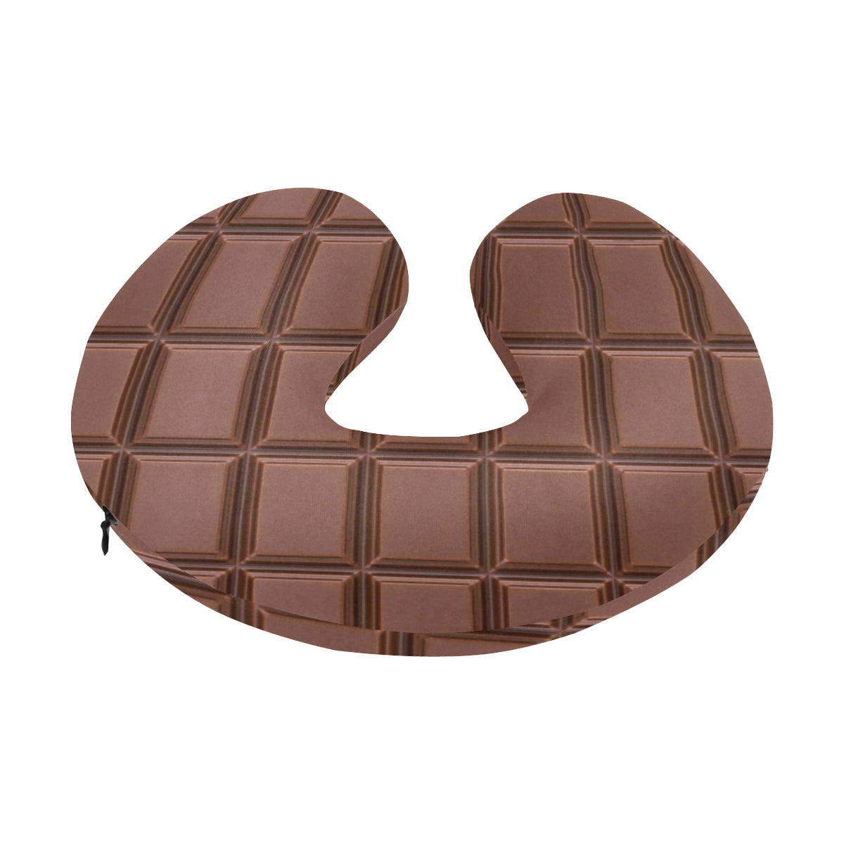 Chocolate Pattern Print Design 03 U-Shaped Travel Neck Pillow