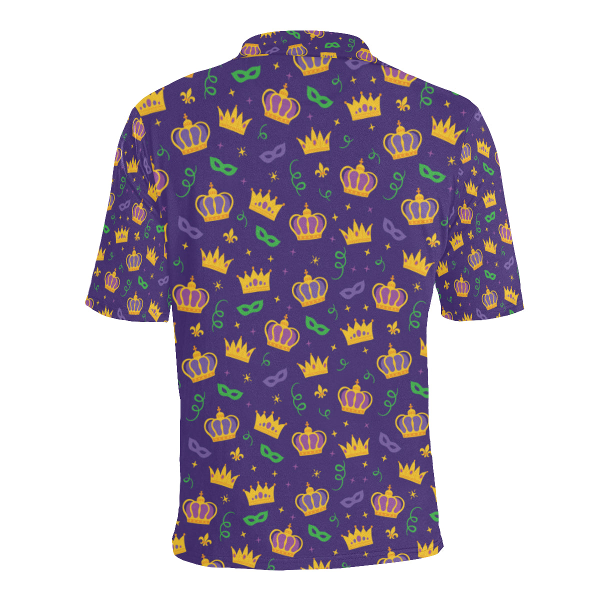 Mardi Gras Pattern Print Design 03 Men Polo Shirt