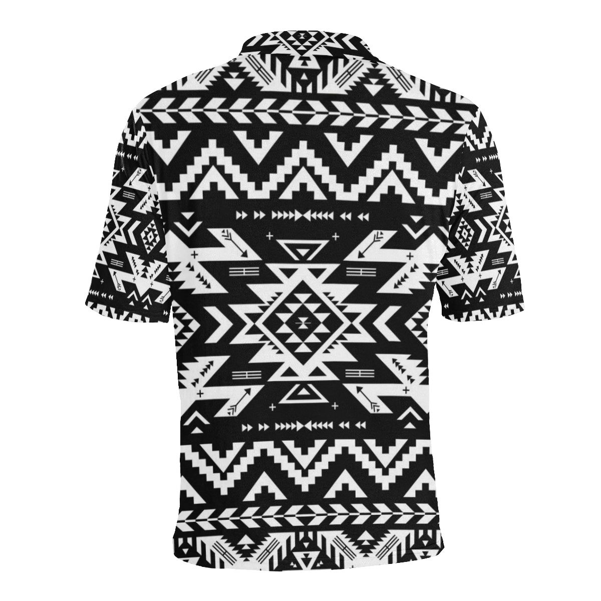 Tribal indians native aztec Men Polo Shirt