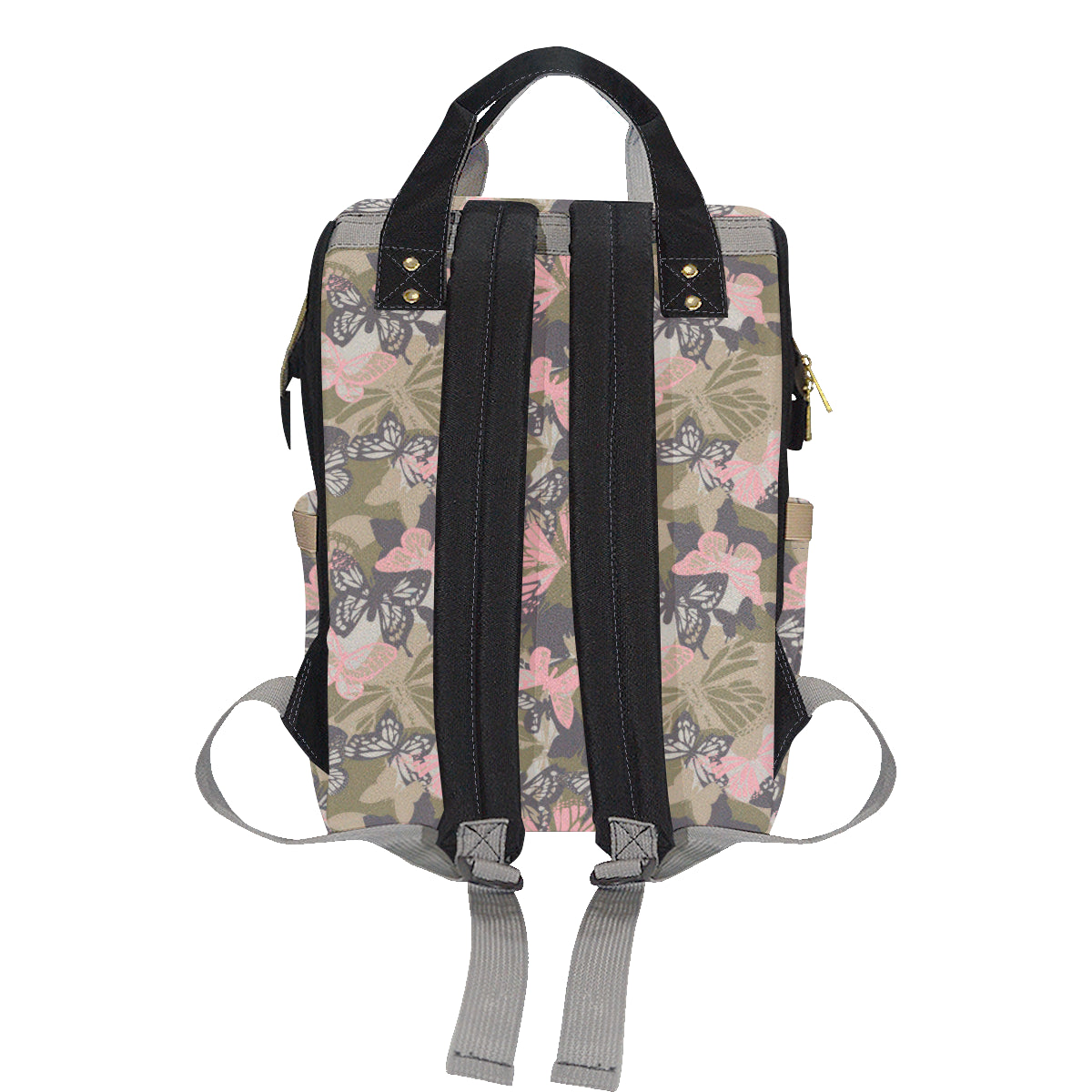 Butterfly camouflage Diaper Bag Backpack