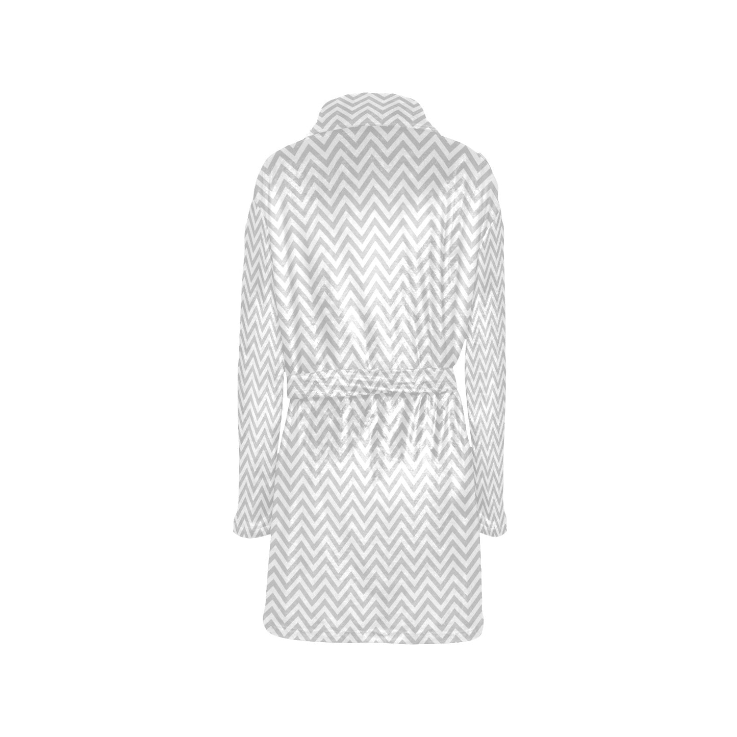 Chevron Print Design LKS401 Women's Fleece Robe