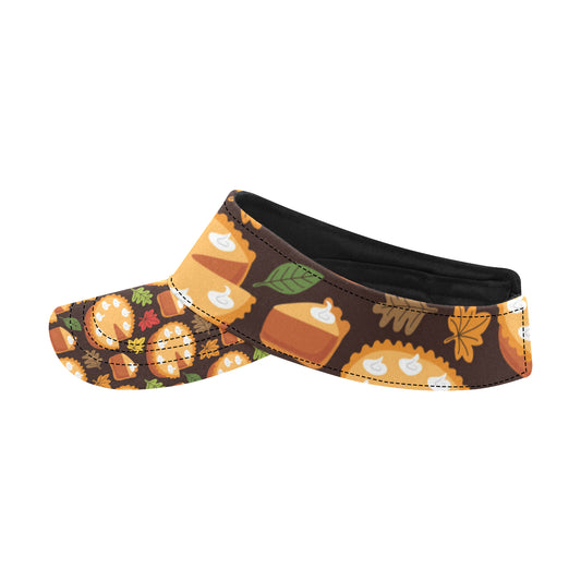 Pie Pattern Print Design A03 Unisex Sun Visor