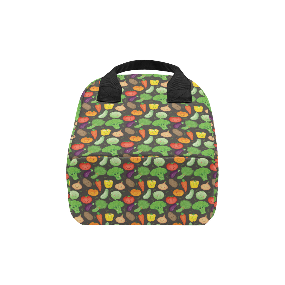 Vegan Funny Themed Design Print Insulated Lunch Bag