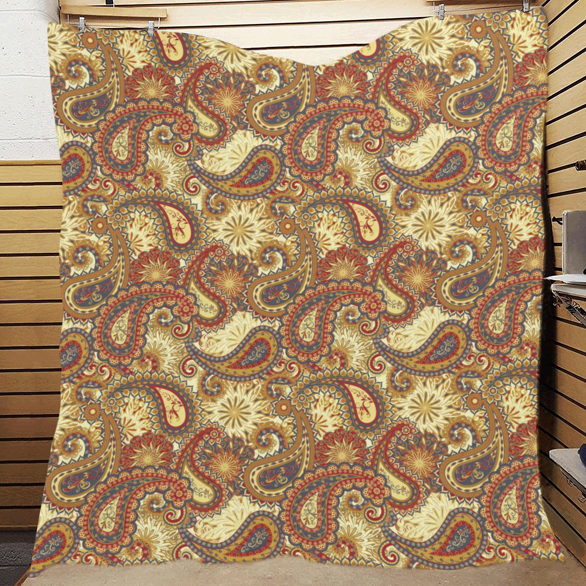 Boho Pattern Print Design 08 Premium Quilt