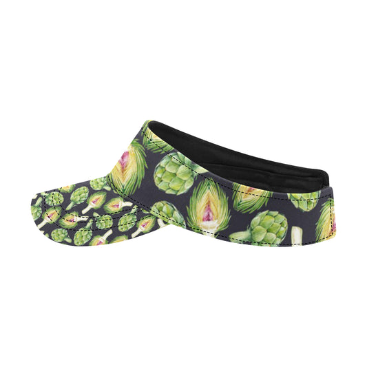 Artichoke Pattern Print Design 01 Unisex Sun Visor