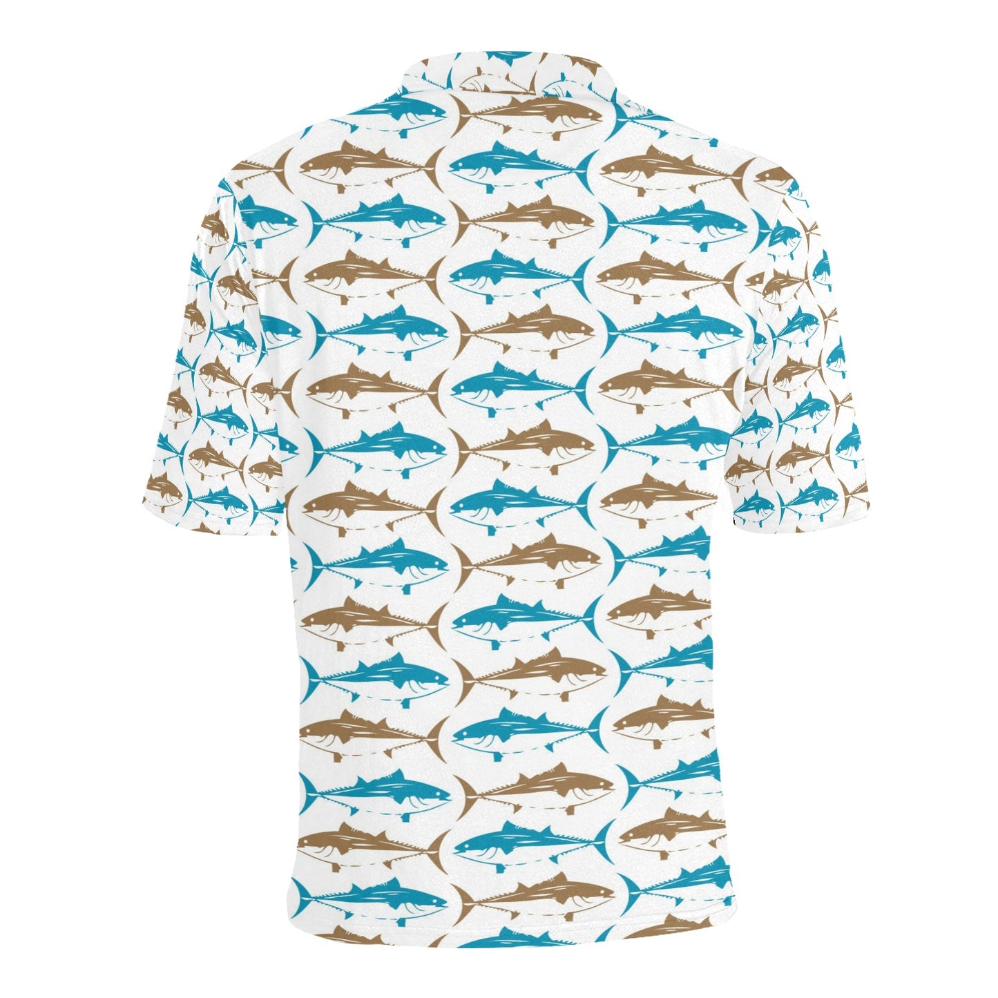 Tuna Fish Print Design LKS301 Men Polo Shirt