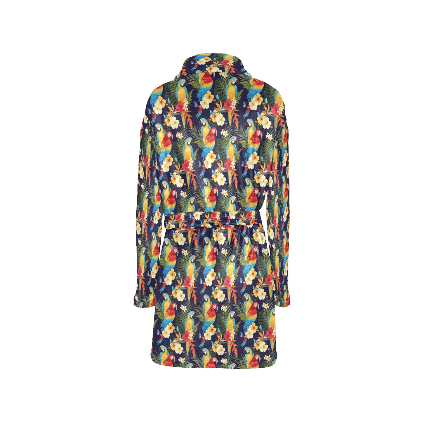 Parrot Themed Design Women's Fleece Robe
