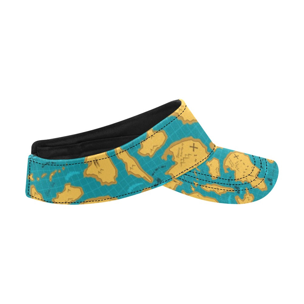 World Map Print Design LKS301 Unisex Sun Visor