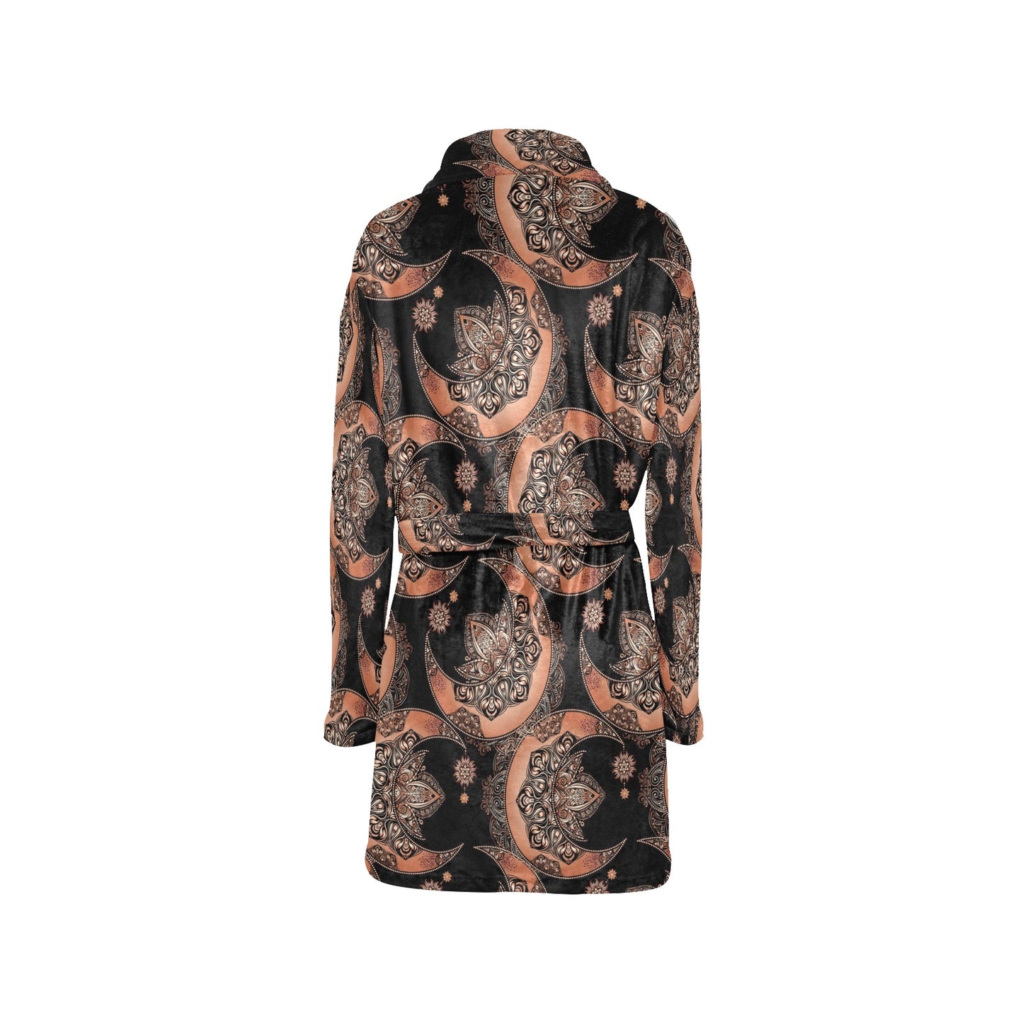 Sun Moon Mandala Women's Fleece Robe