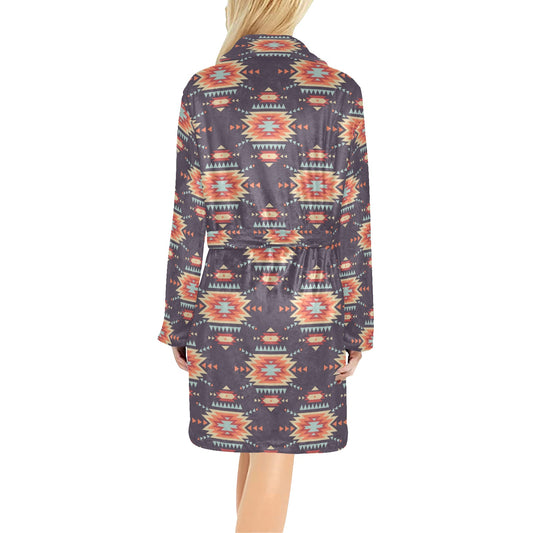 Tribal indians Aztec Women's Fleece Robe
