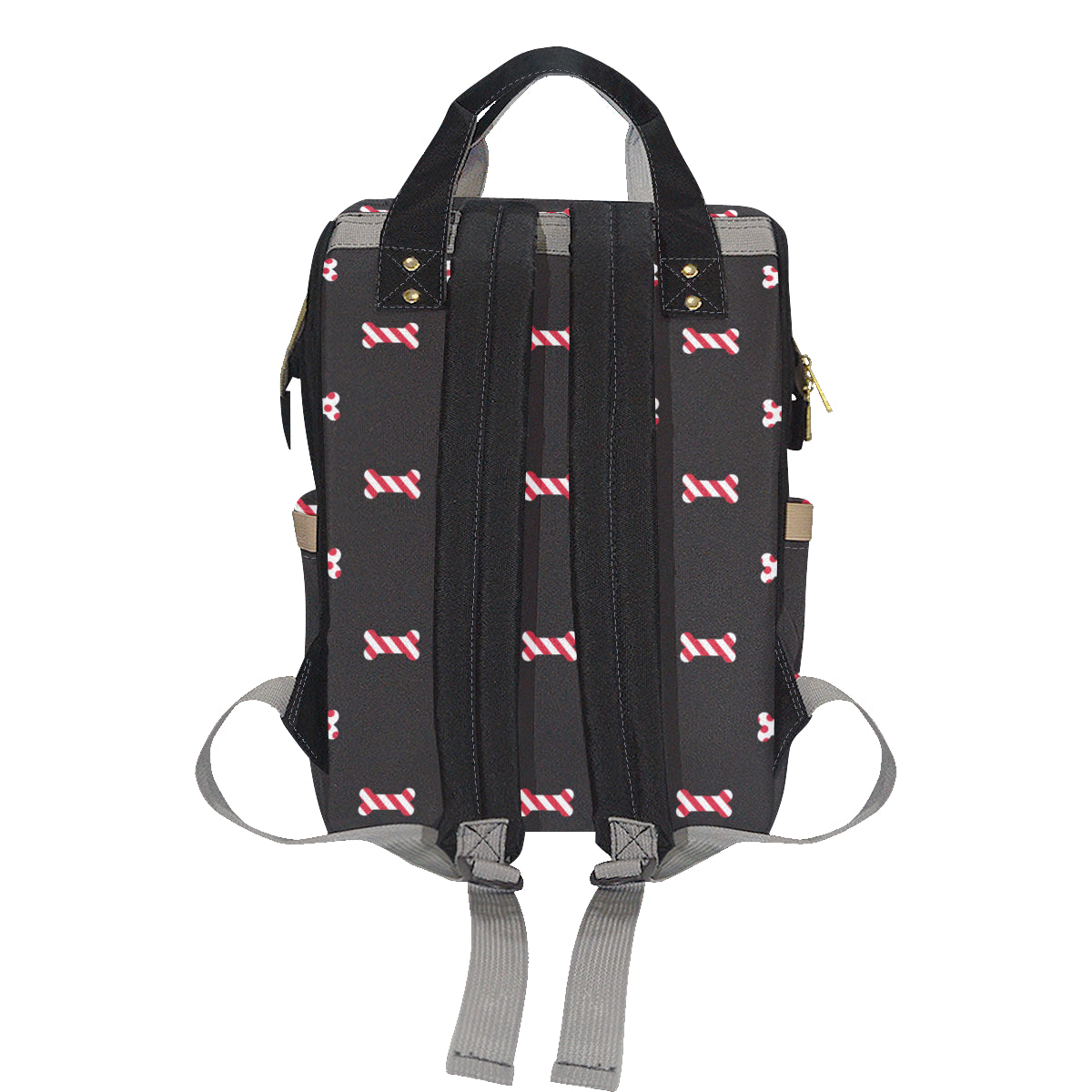 Dog Bone Pattern Print Design 04 Diaper Bag Backpack