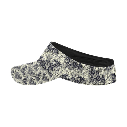 Bat Tribal Pattern Print Design 06 Unisex Sun Visor