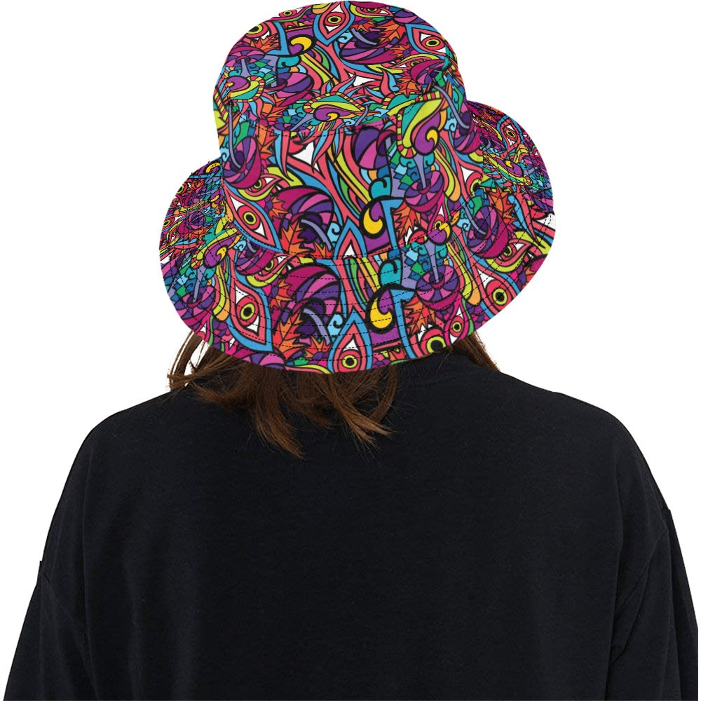 Trippy Print Design LKS302 Unisex Bucket Hat