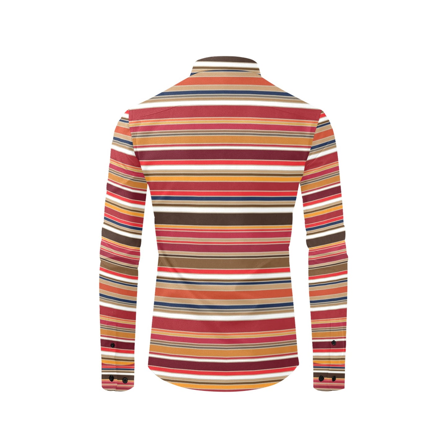 Serape Print Design LKS301 Men's Long Sleeve Dress Shirt